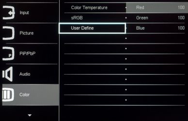 Настройка цветовой температуры монитора